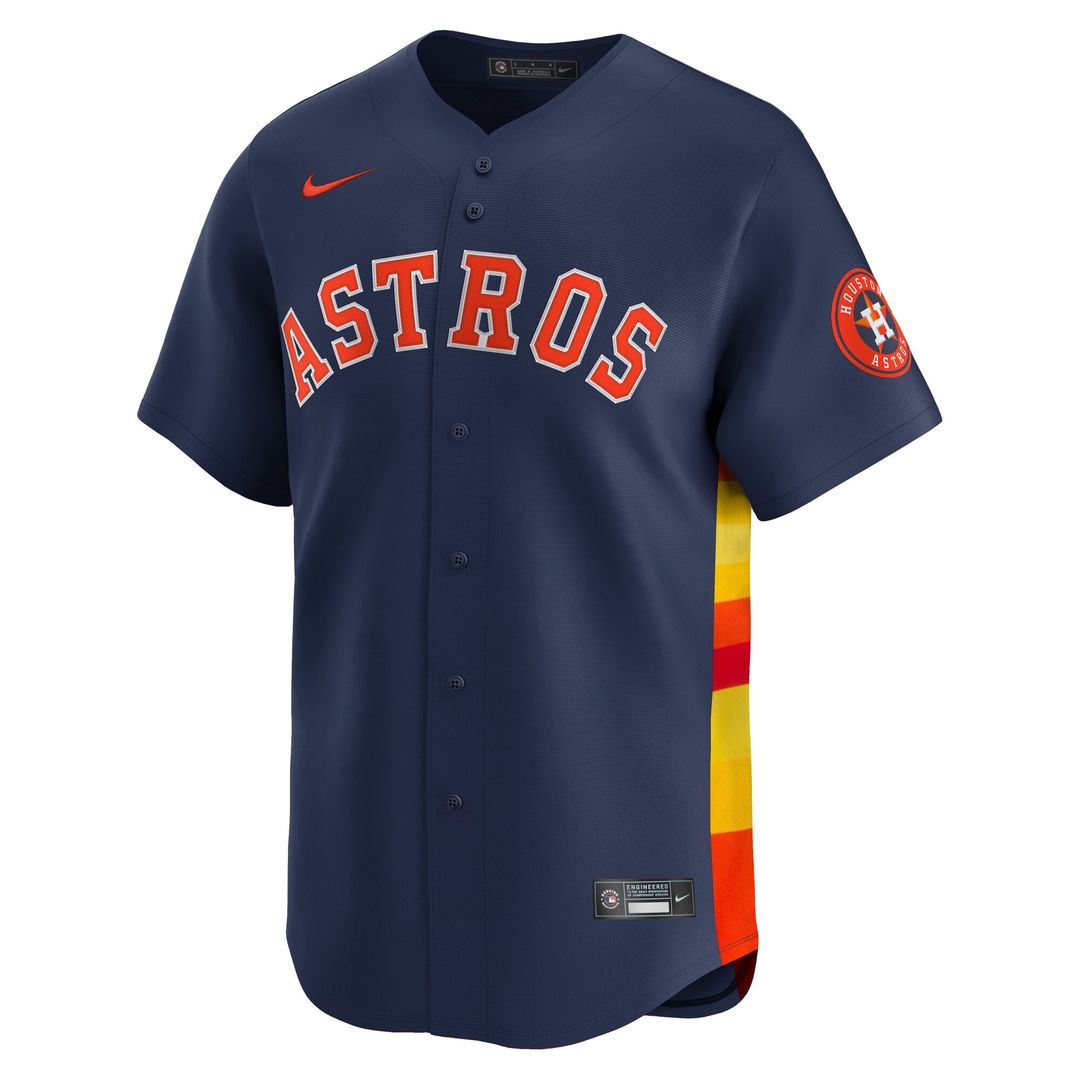 Houston Astros Jose Altuve Nike Alternate Limited Jersey - Navy
