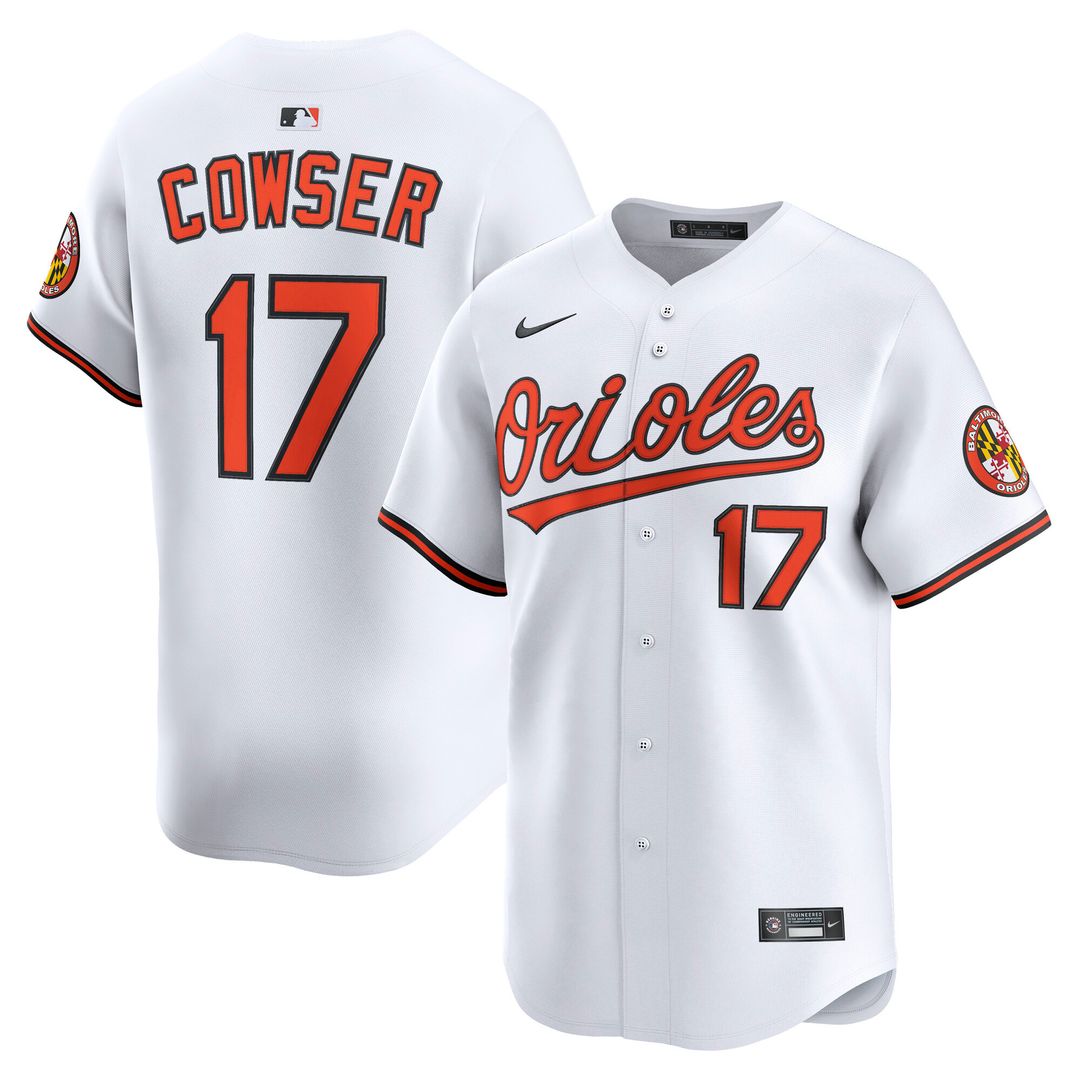 Baltimore Orioles Colton Cowser Nike Home Limited Jersey - White