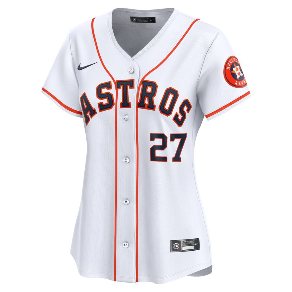 Houston Astros Jose Altuve Nike Women's Home Limited Jersey - White