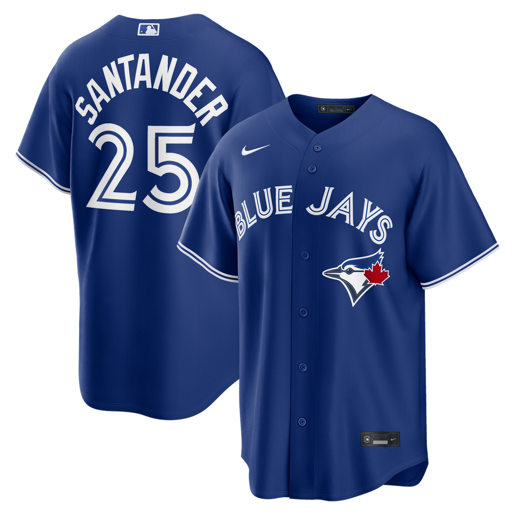 Toronto Blue Jays Anthony Santander Nike Road Replica Jersey - Gray