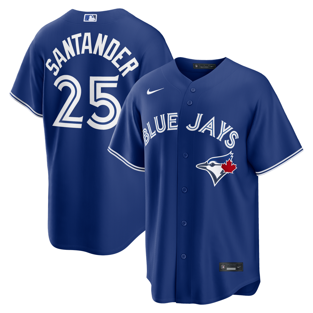 Toronto Blue Jays Anthony Santander Nike Road Replica Jersey - Gray