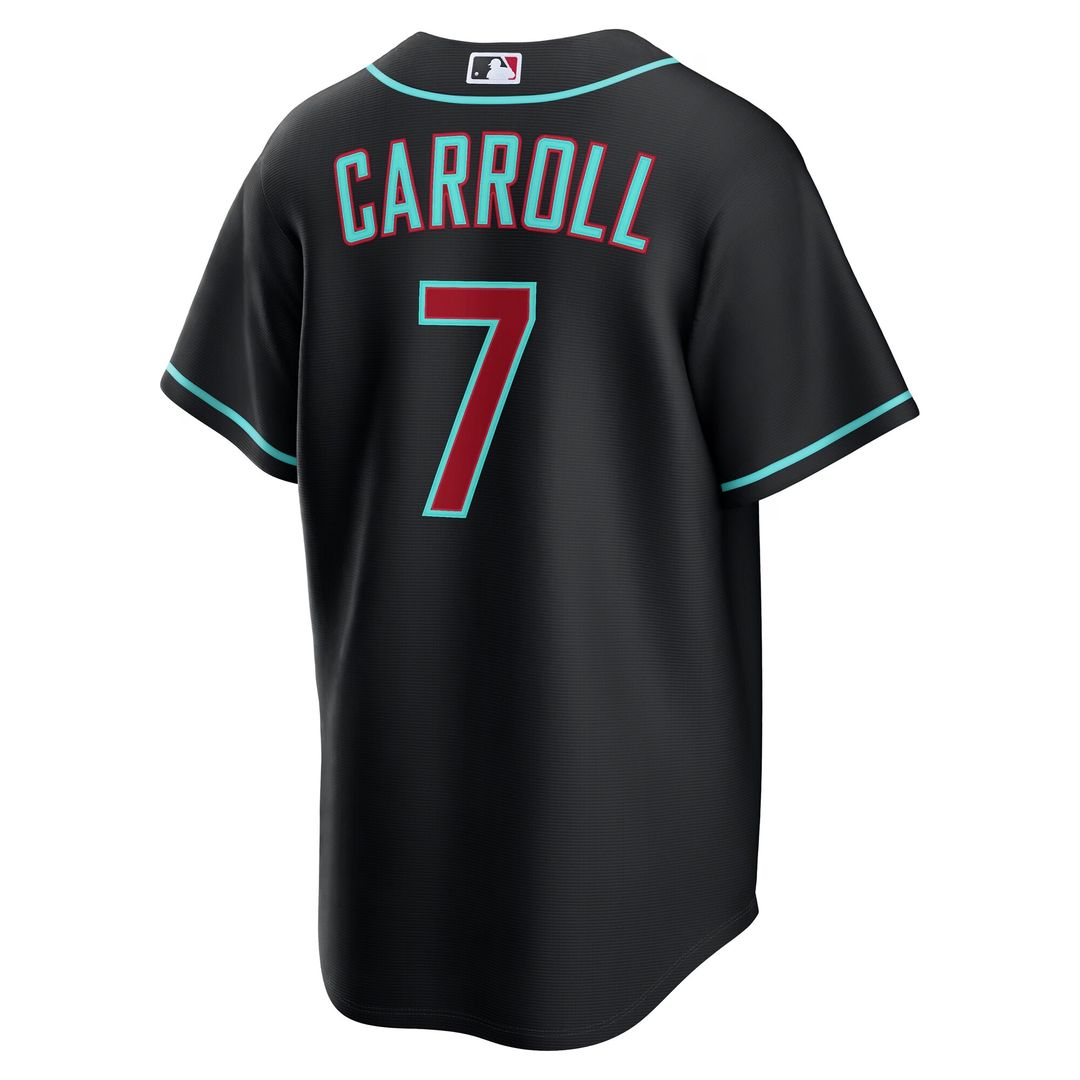 Arizona Diamondbacks Corbin Carroll Nike Alternate Replica Jersey - Black