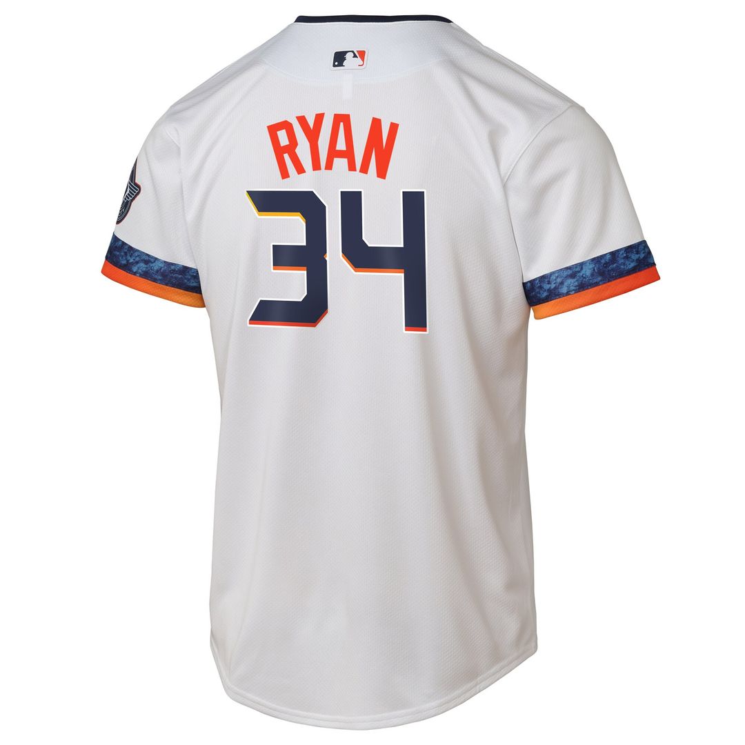 Houston Astros Nolan Ryan Nike Youth 2025 City Connect Limited Jersey - White