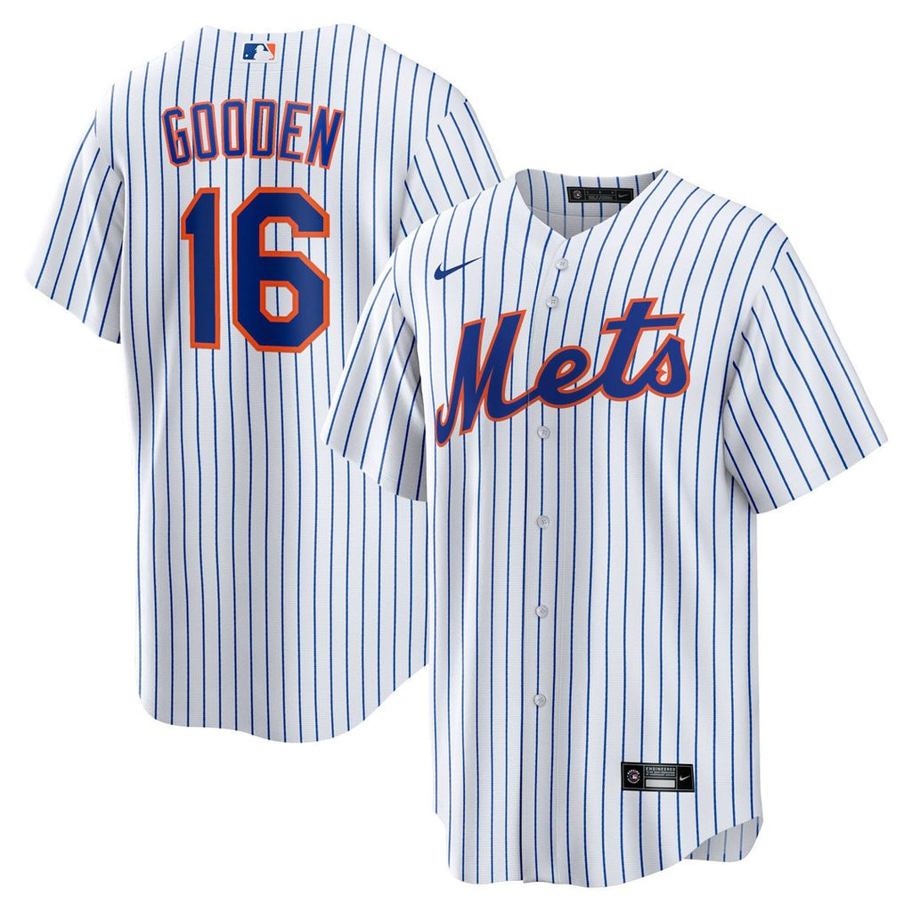 New York Mets Dwight Gooden Nike Home Replica Jersey - White