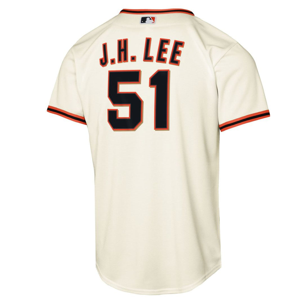 San Francisco Giants Jung Hoo Lee Nike Youth Home Replica Jersey - Cream