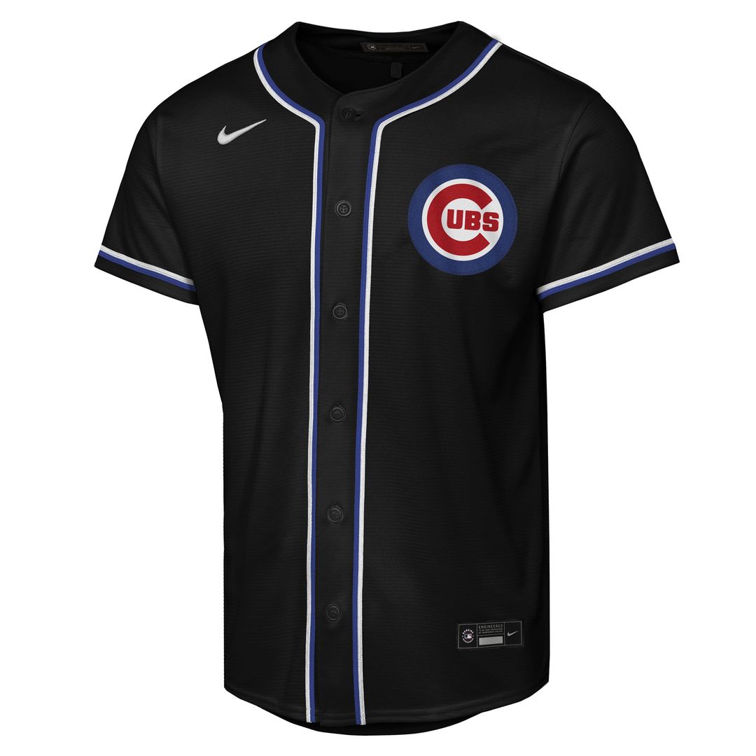 Chicago Cubs Seiya Suzuki Nike Youth Fashion Replica Jersey - Black