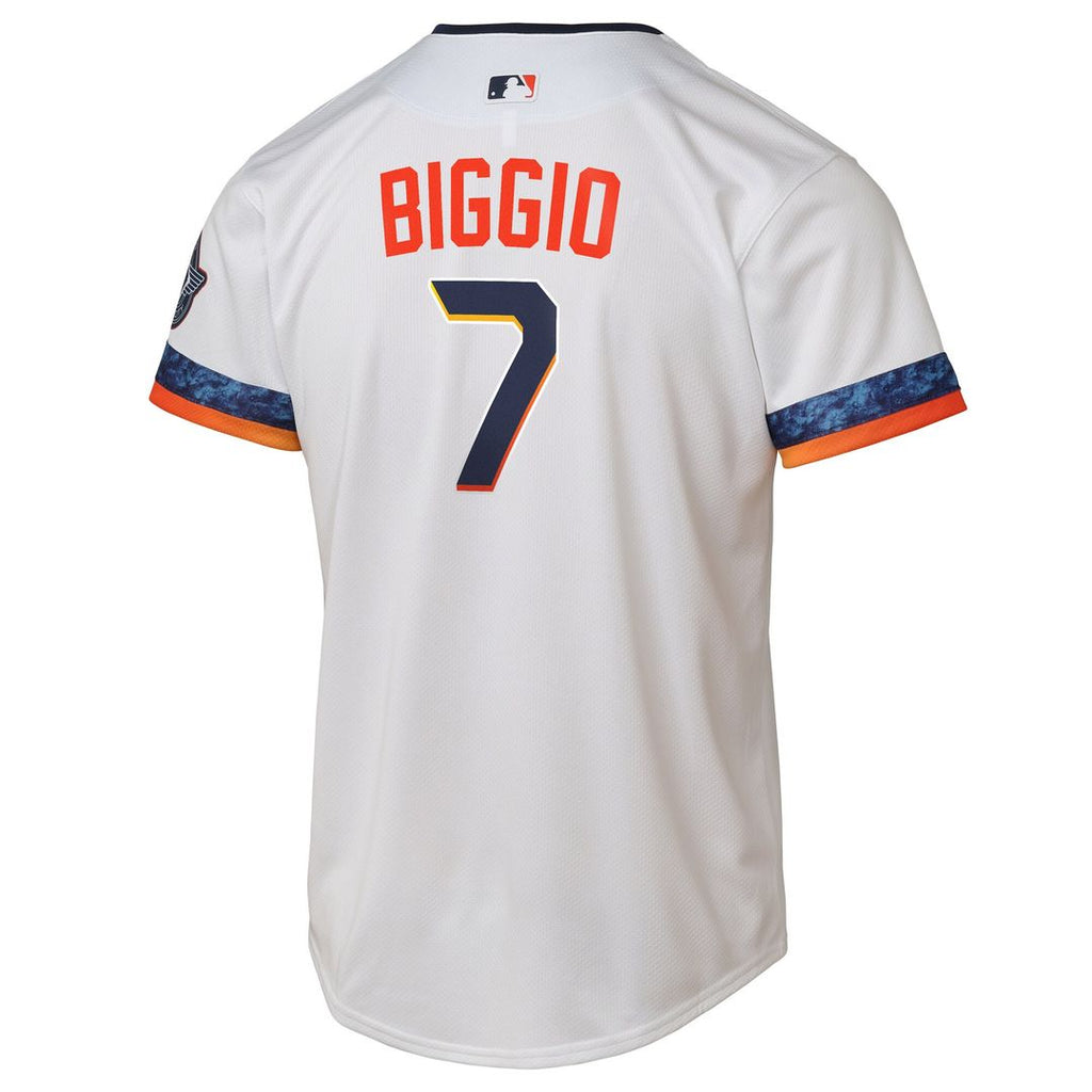 Houston Astros Craig Biggio Nike Youth 2025 City Connect Limited Jersey - White
