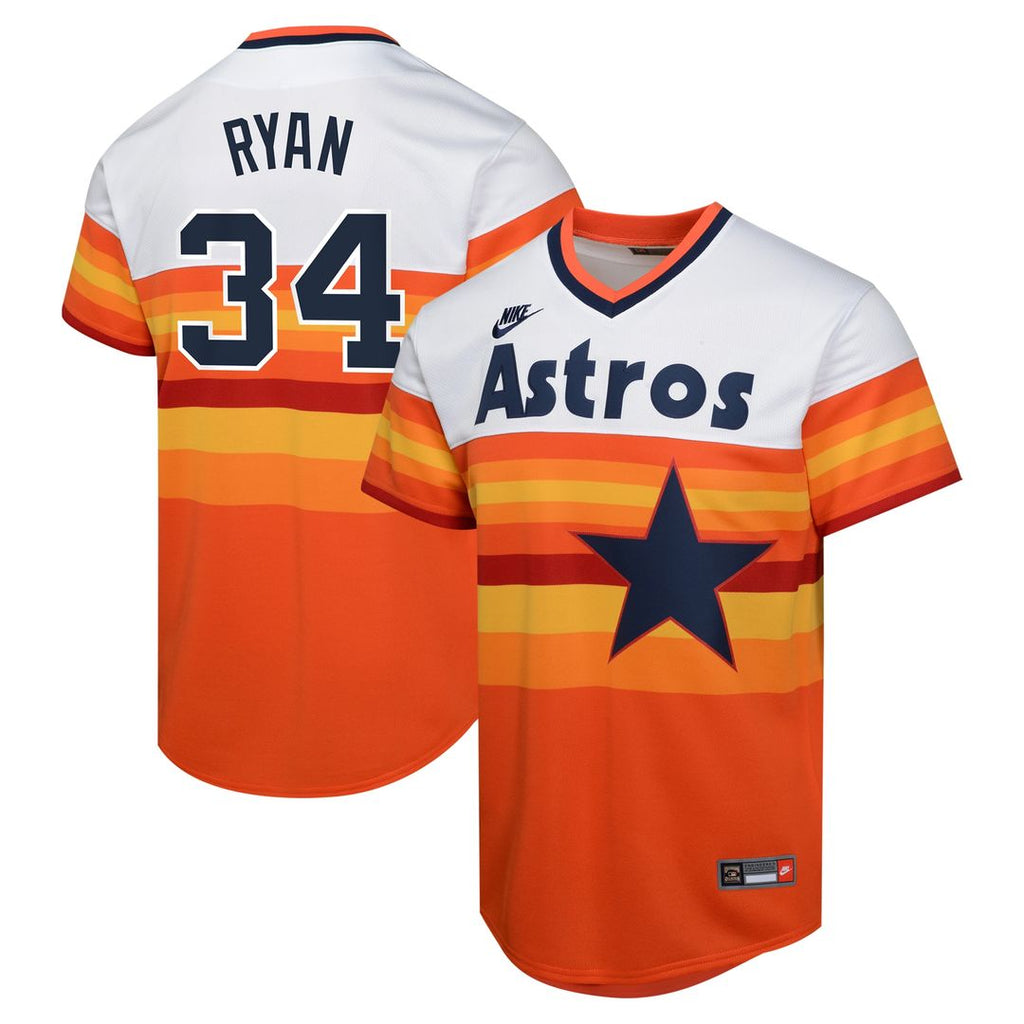 Houston Astros Nolan Ryan Nike Youth Cooperstown Limited Jersey - White