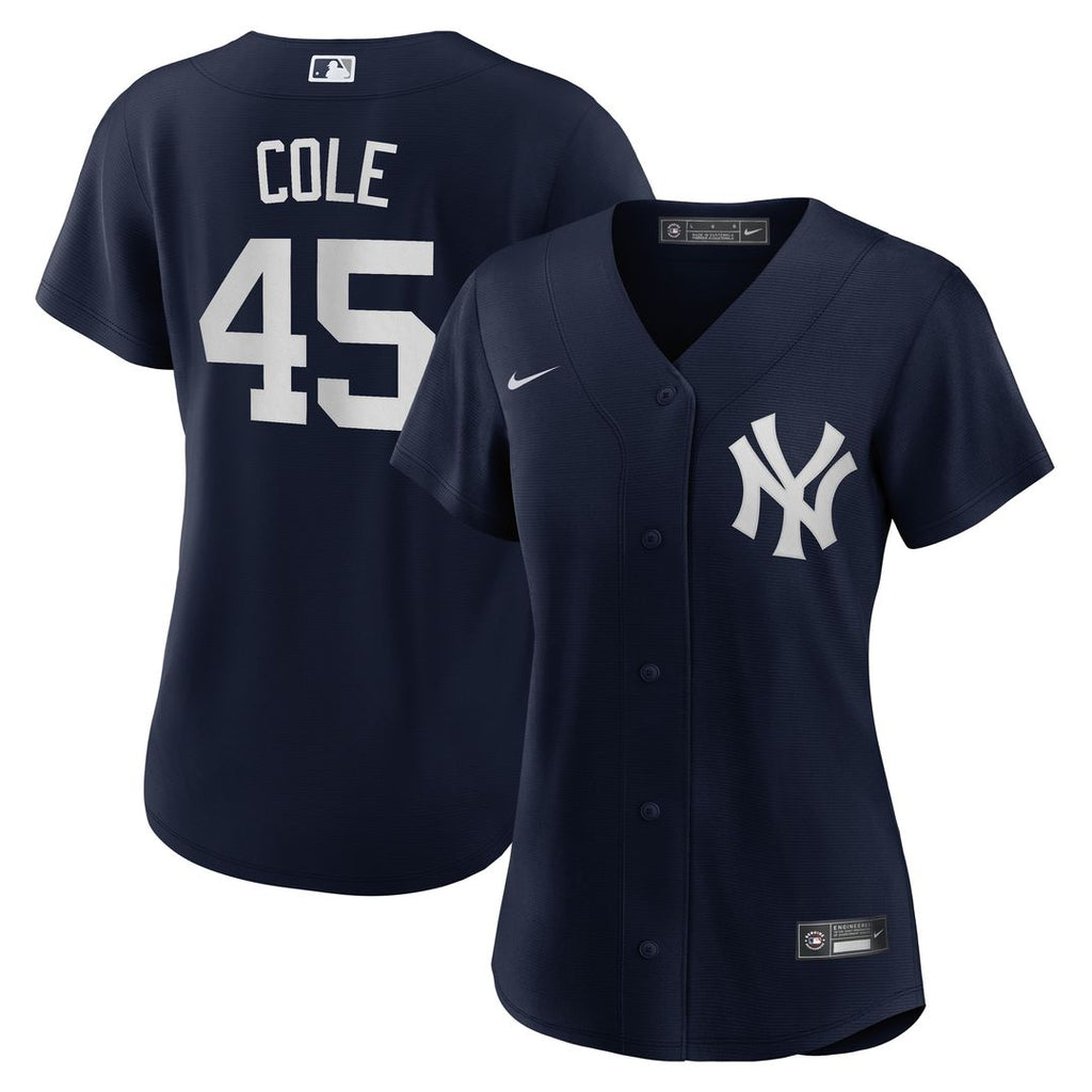 New York Yankees Gerrit Cole Nike Women's Home Replica Jersey - White