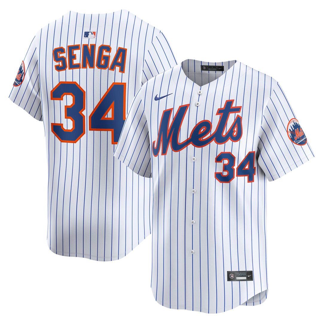 New York Mets Kodai Senga Nike Home Limited Jersey - White