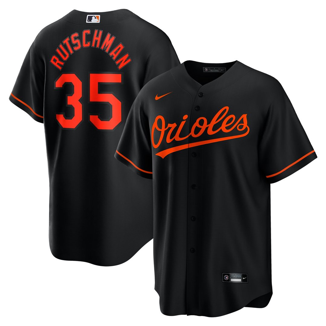 Baltimore Orioles Adley Rutschman Nike Alternate Replica Jersey - Black