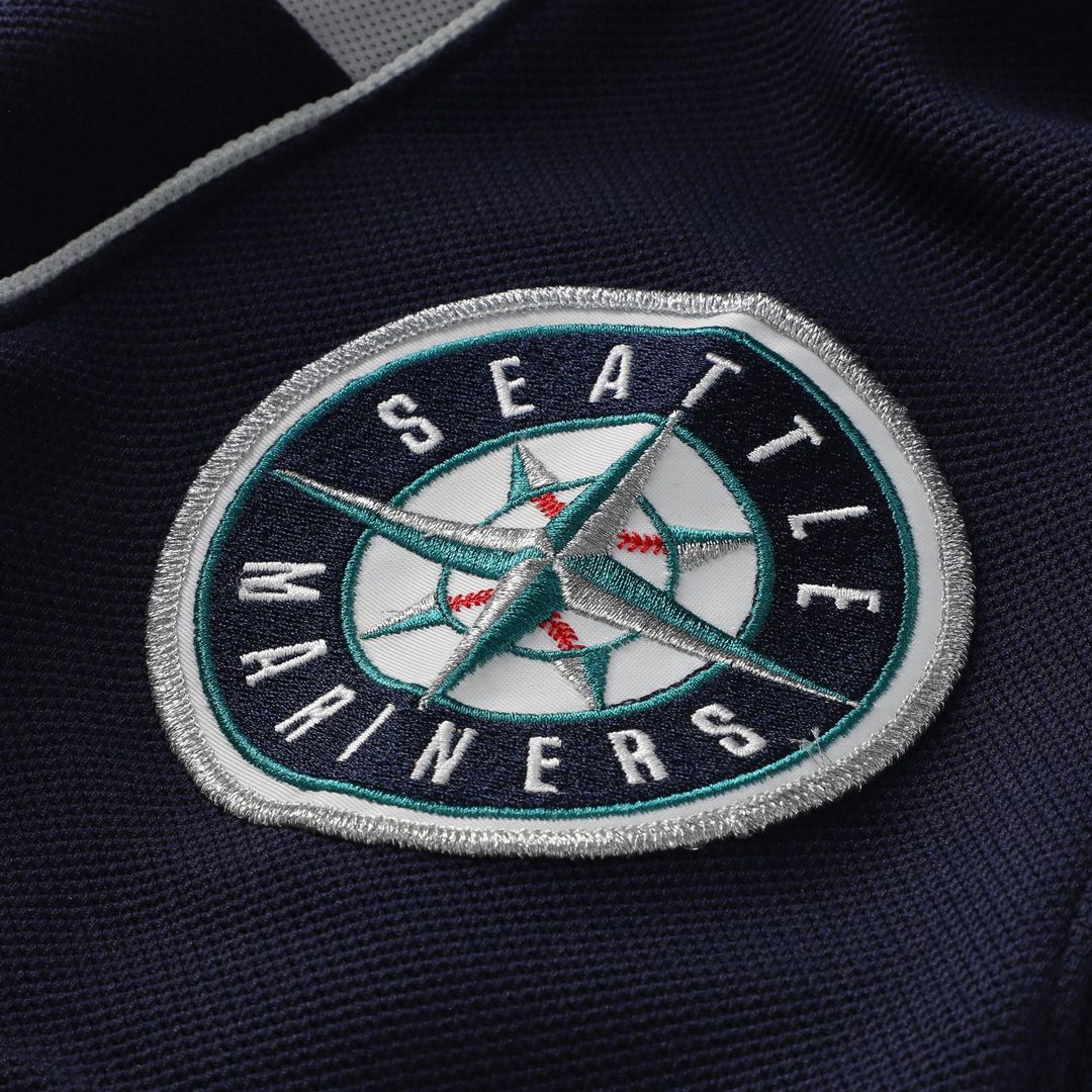 Seattle Mariners Felix Hernandez Mitchell & Ness Cooperstown Batting Practice Jersey - Navy