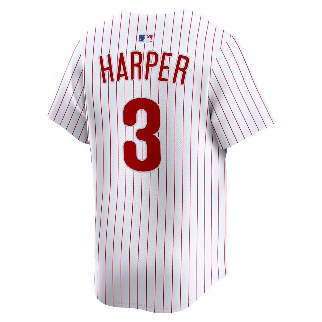 Philadelphia Phillies Bryce Harper Nike Road Limited Jersey - Gray