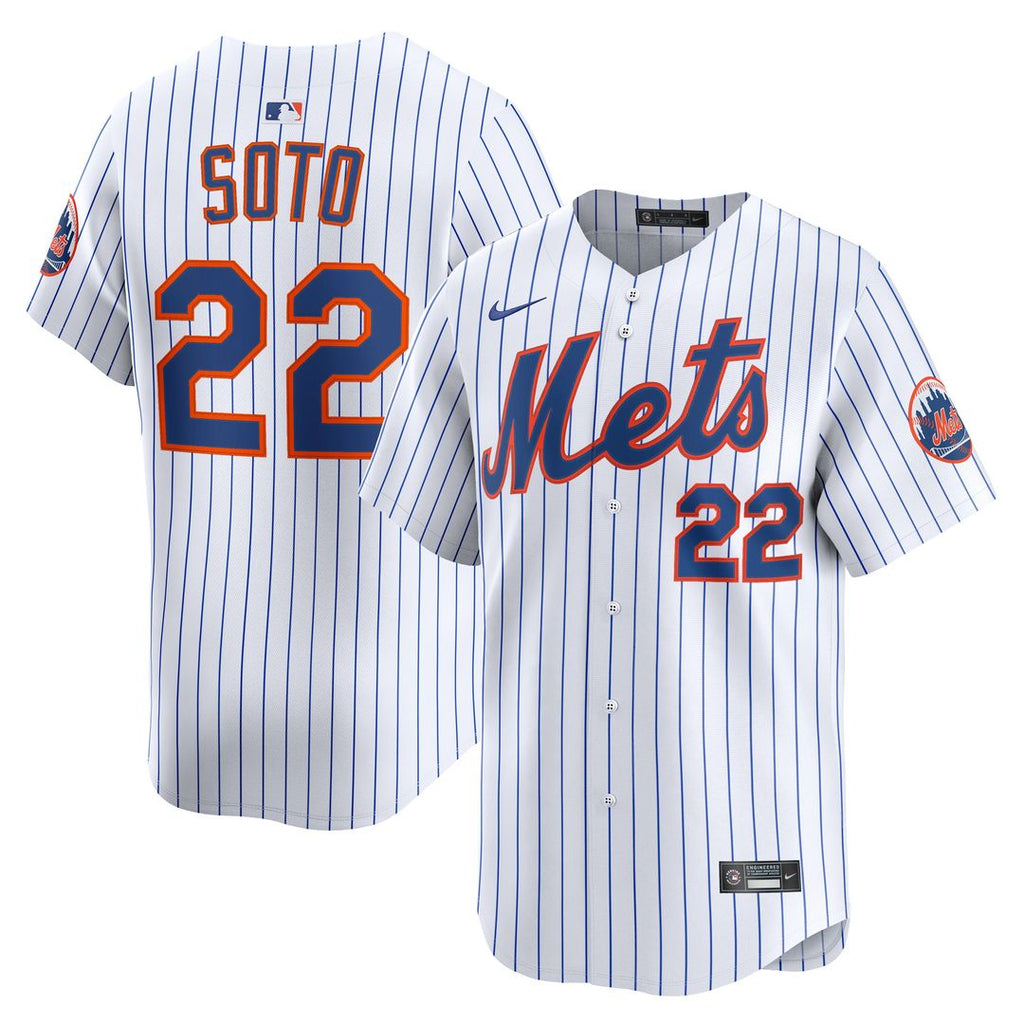 New York Mets Juan Soto Nike Road Limited Jersey - Gray