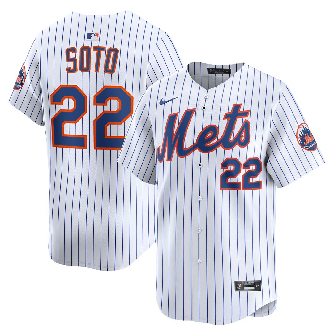 New York Mets Juan Soto Nike Road Limited Jersey - Gray