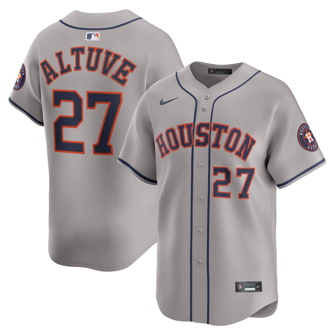 Houston Astros Jose Altuve Nike Home Limited Jersey - White