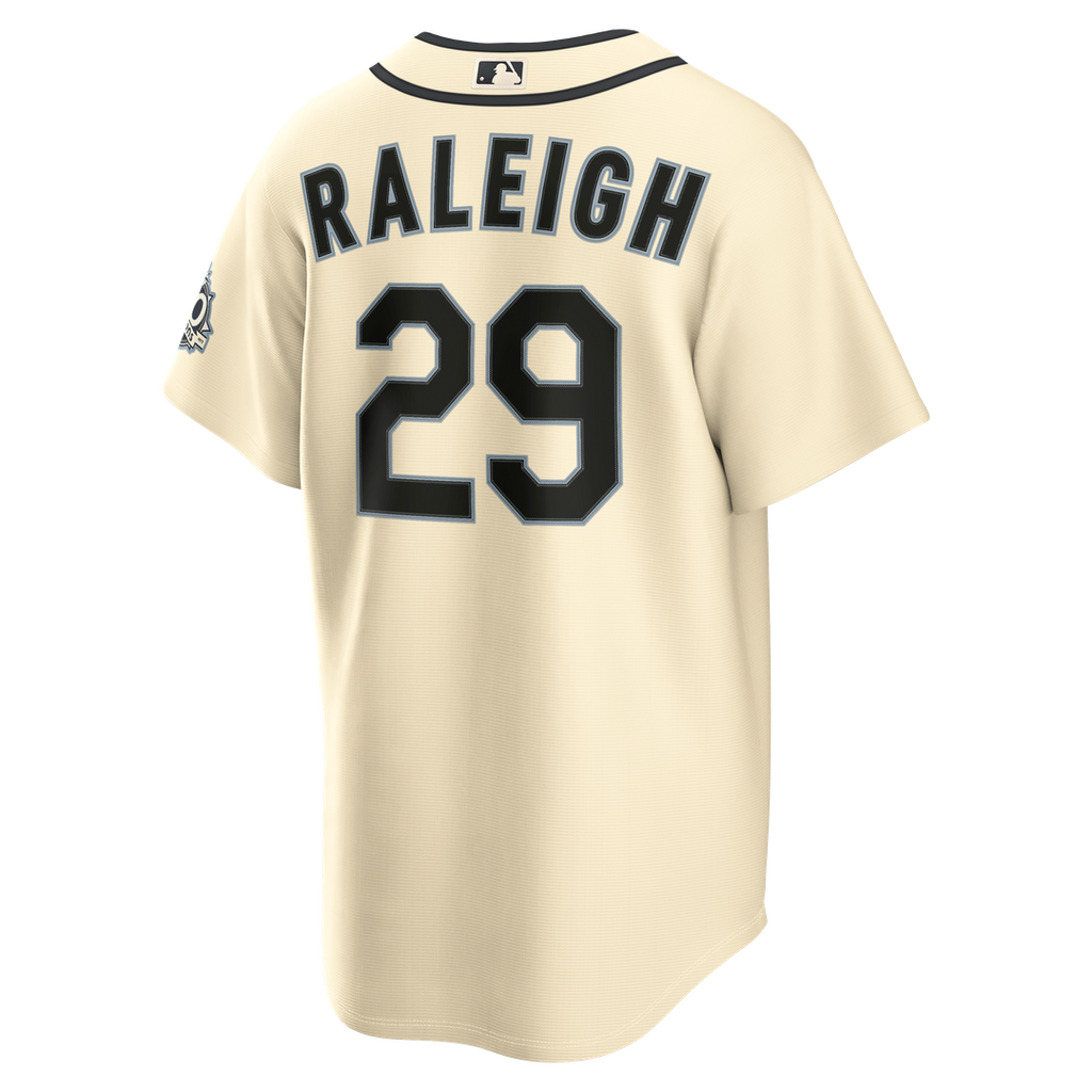 Seattle Mariners Cal Raleigh Nike Alternate Stadium Jersey - Cream