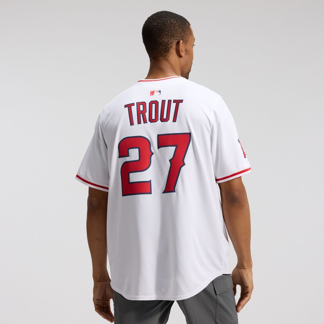 Los Angeles Angels Mike Trout Nike Home Limited Jersey - White