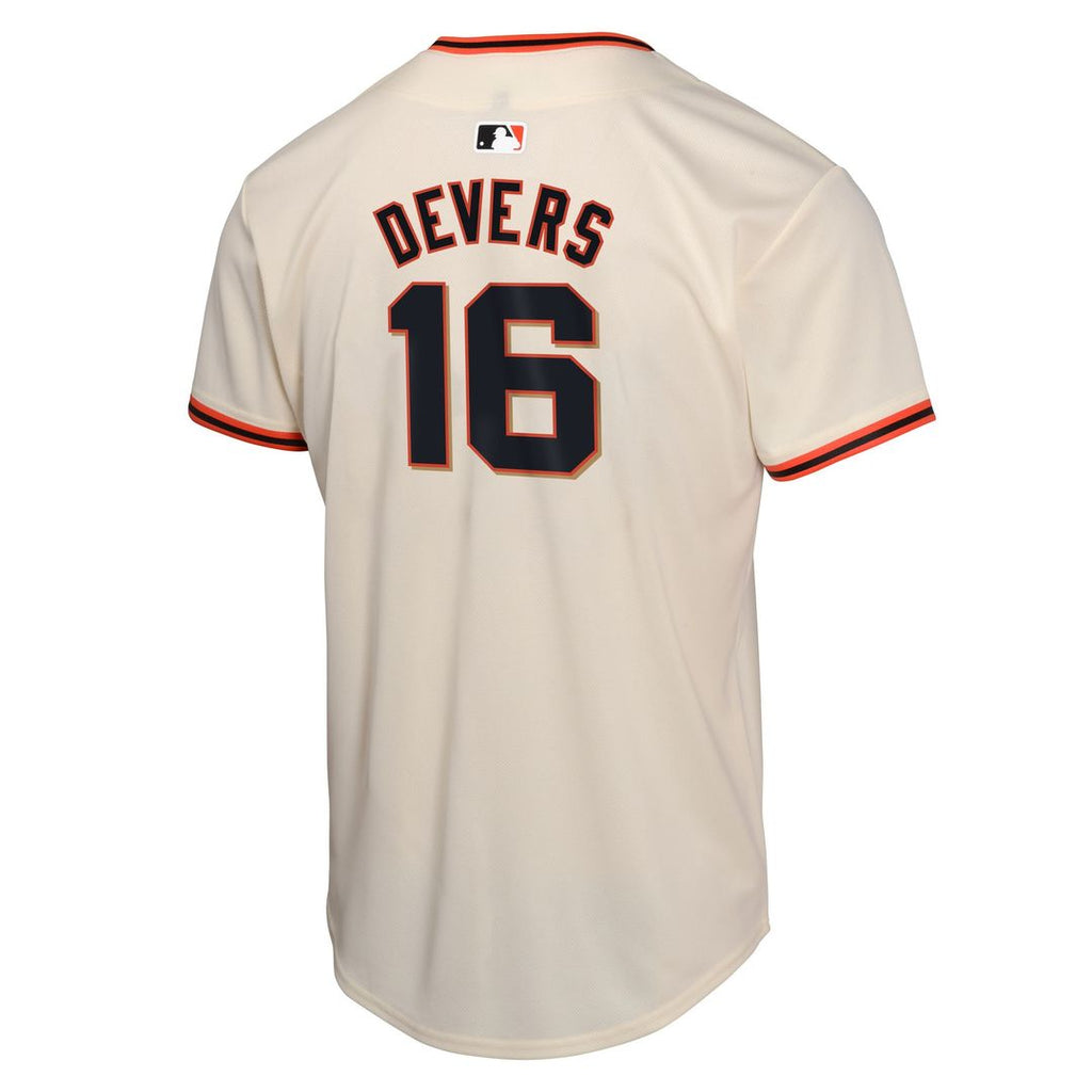 San Francisco Giants Rafael Devers Nike Youth Home Player Game Jersey - Cream