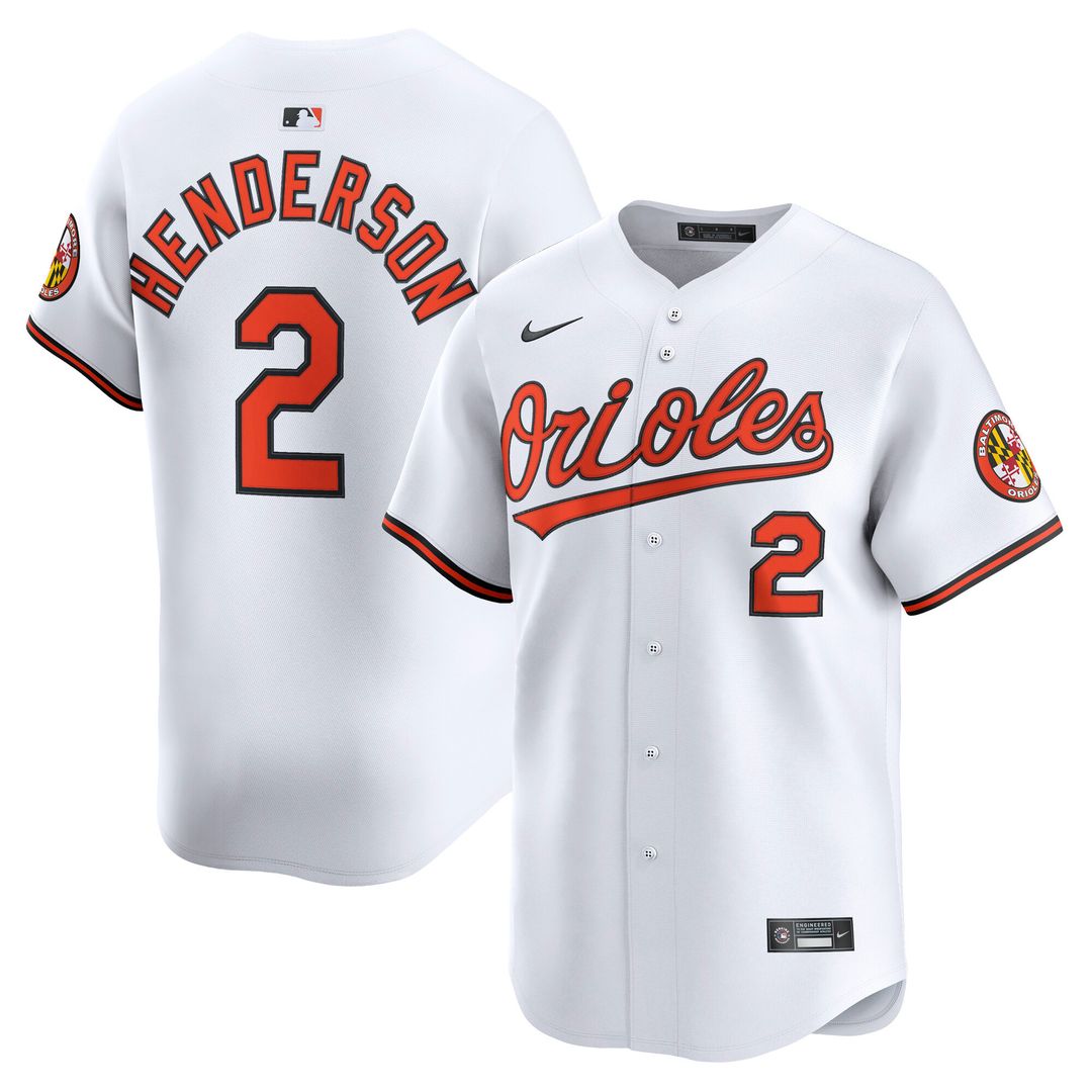 Baltimore Orioles Gunnar Henderson Nike Road Limited Jersey - Gray