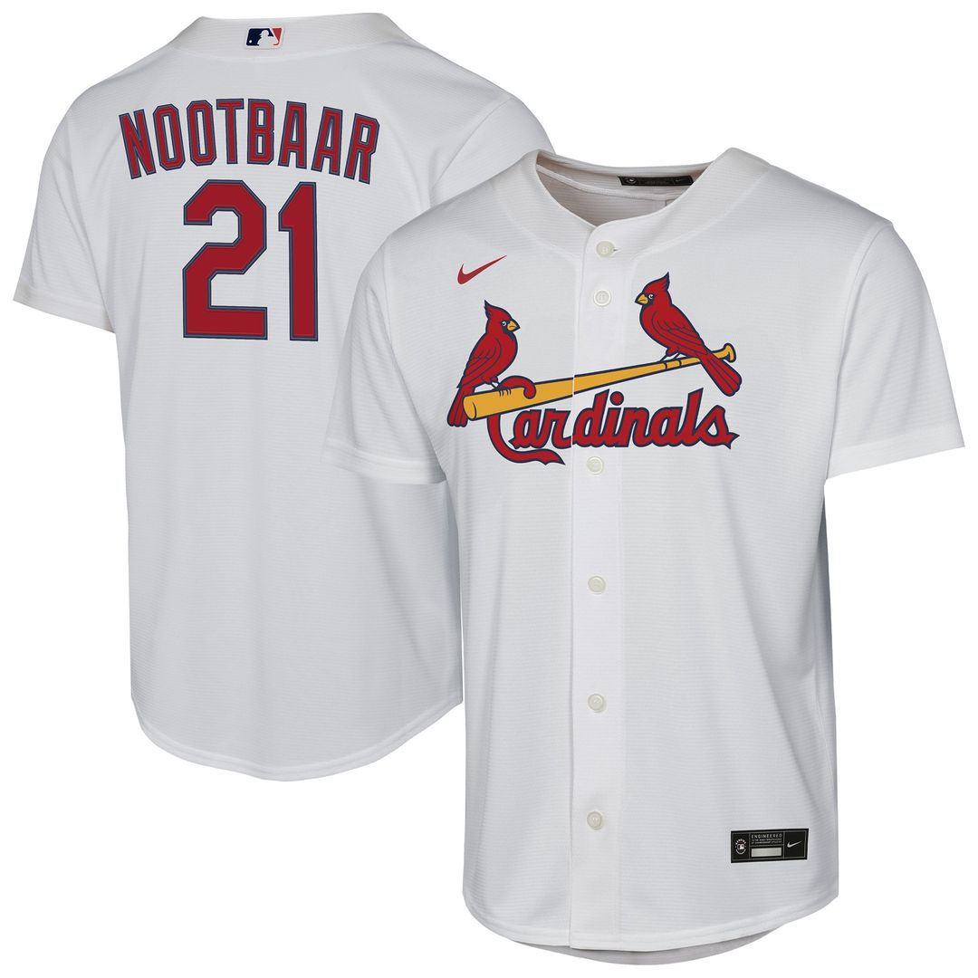 St. Louis Cardinals Lars Nootbaar Nike Youth Home Replica Jersey - White