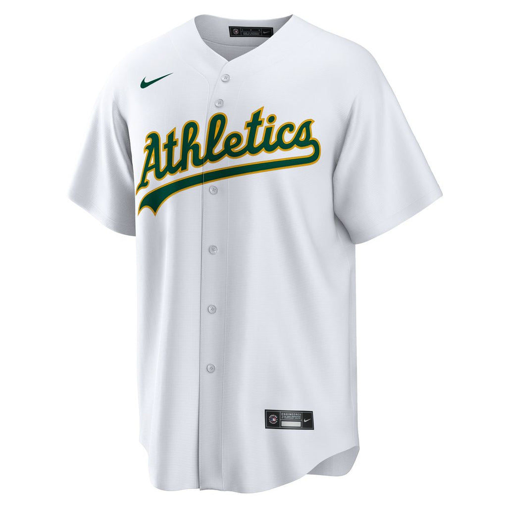 Athletics Jacob Wilson Nike Home Replica Jersey - White