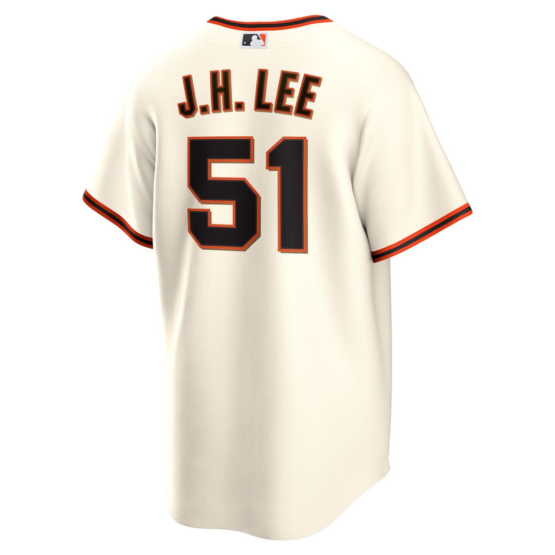San Francisco Giants Jung Hoo Lee Nike Home Replica Jersey - Cream