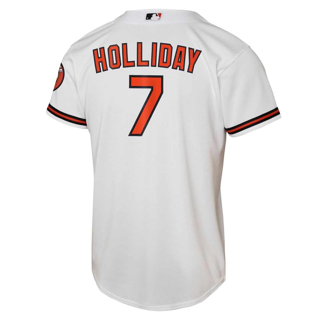 Baltimore Orioles Jackson Holliday Nike Youth Home Stadium Jersey - White