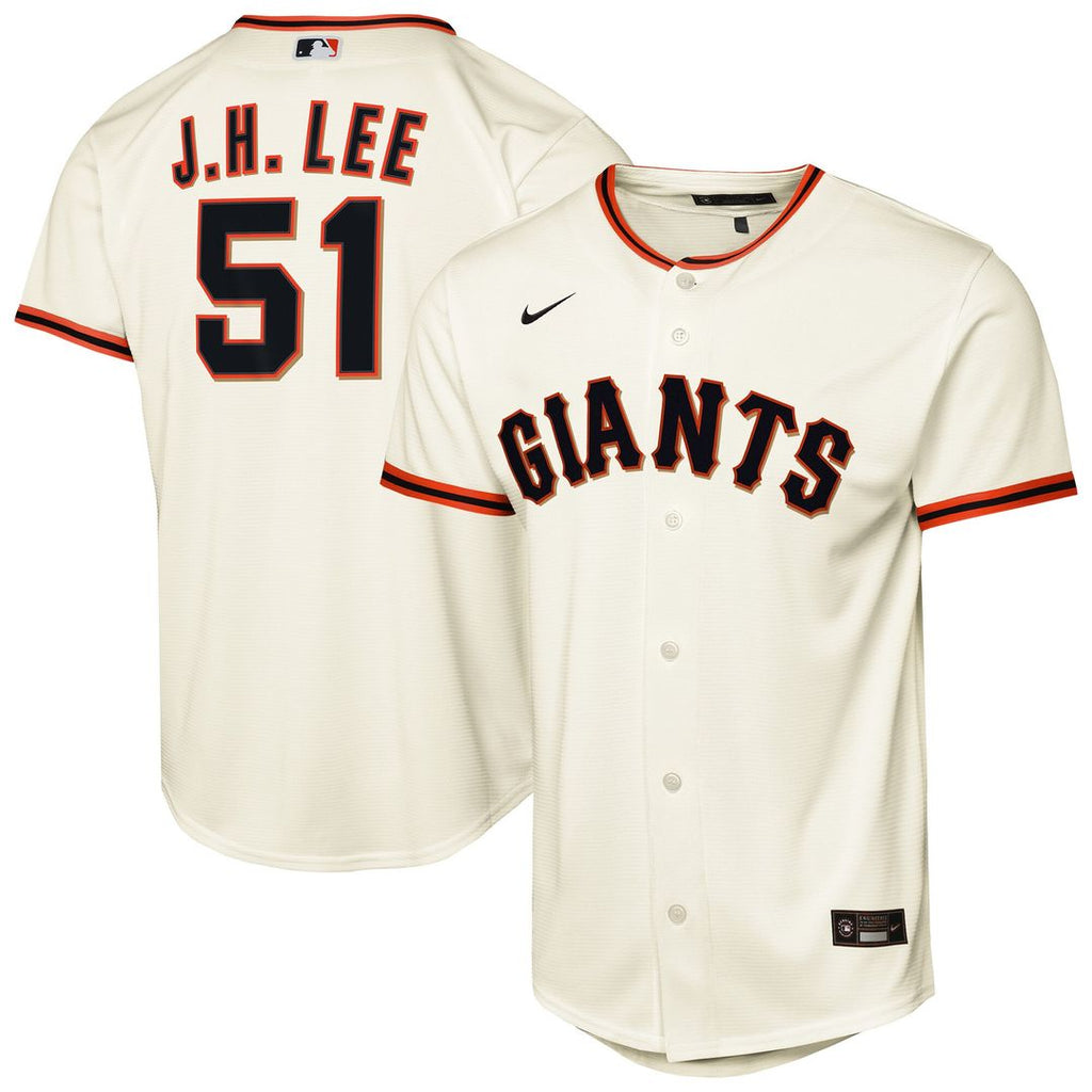 San Francisco Giants Jung Hoo Lee Nike Youth Home Replica Jersey - Cream