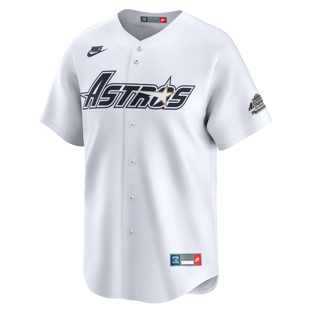 Houston Astros Craig Biggio Nike Throwback Cooperstown Limited Jersey - White