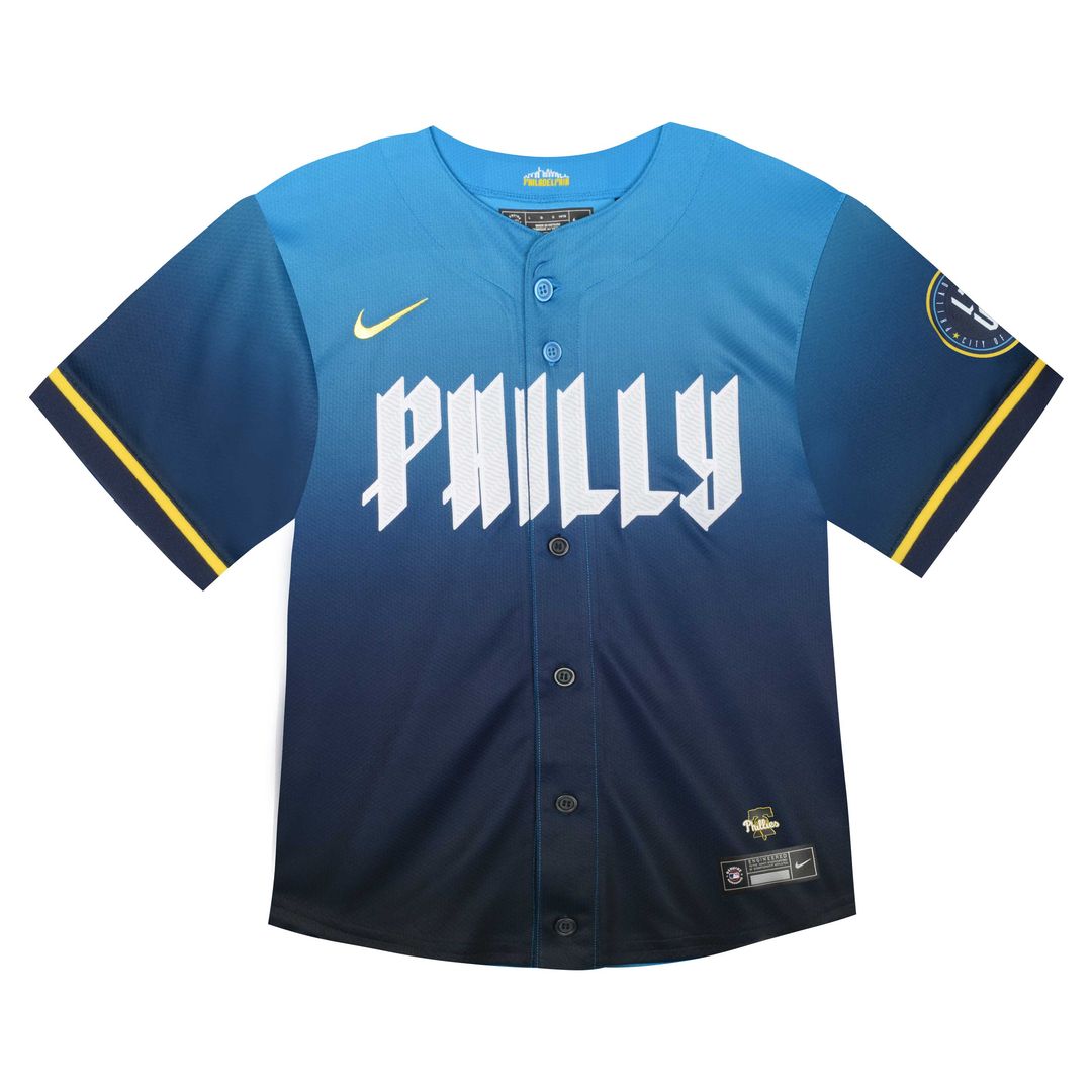 Philadelphia Phillies Bryce Harper Nike Infant 2024 City Connect Limited Jersey - Blue