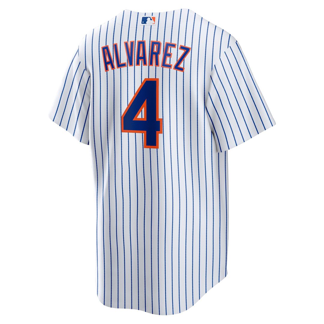 New York Mets Francisco Alvarez Nike Replica Jersey - White