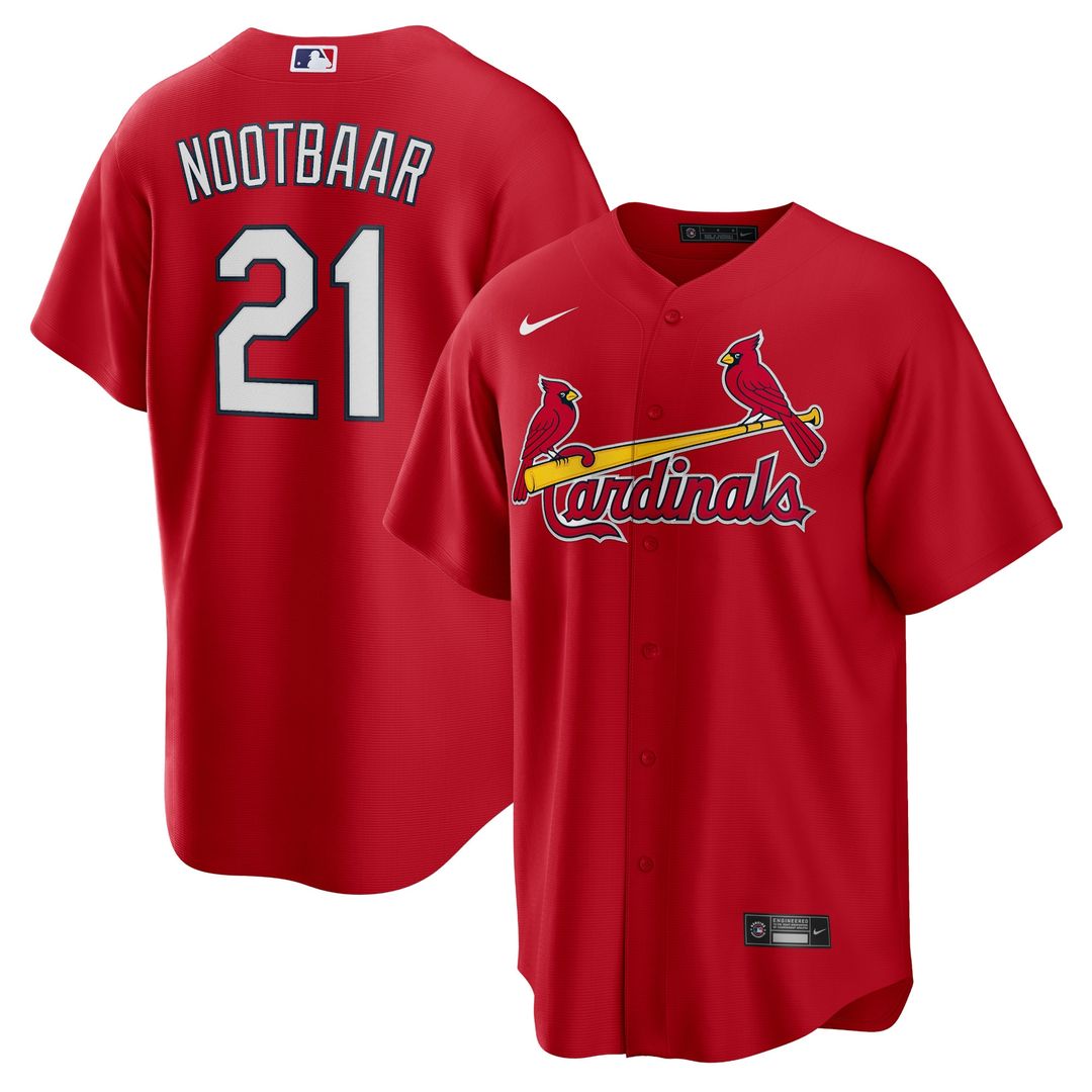 St. Louis Cardinals Lars Nootbaar Nike Big & Tall Alternate Replica Jersey - Red