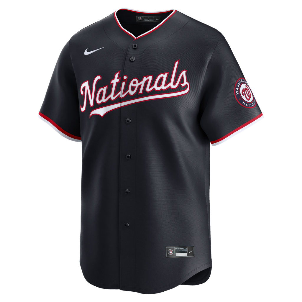 Washington Nationals James Wood Nike Alternate Limited Jersey - Navy