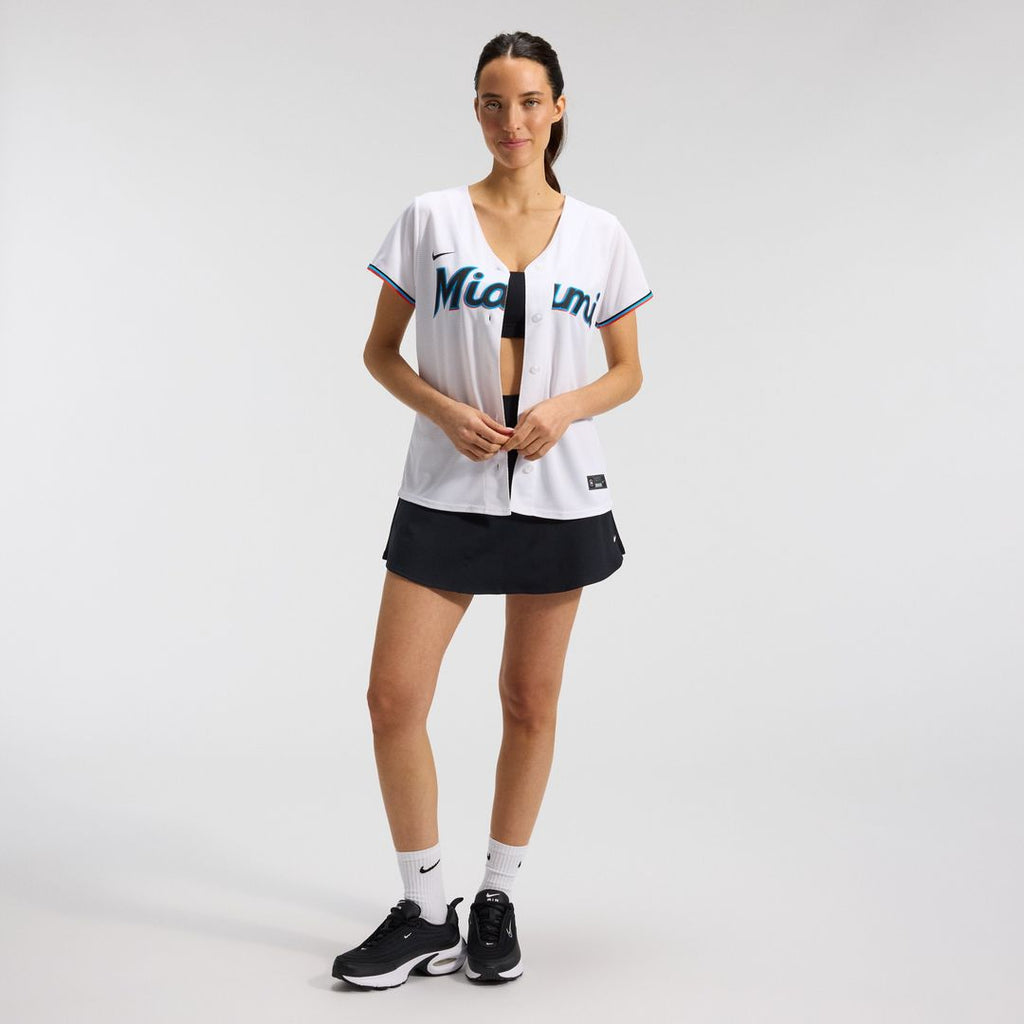 Miami Marlins Nike Women's Replica Team Jersey - White
