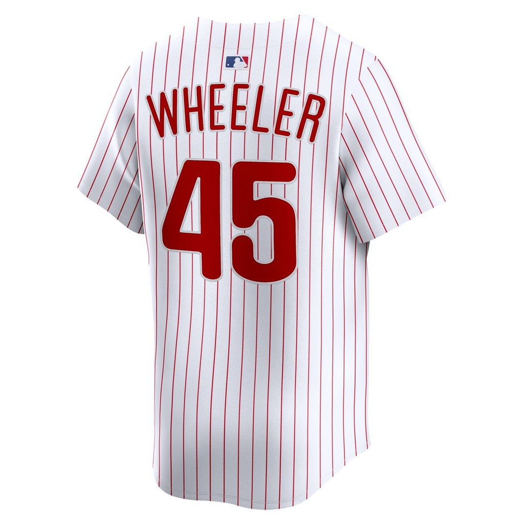 Philadelphia Phillies Zack Wheeler Nike Home Limited Jersey - White