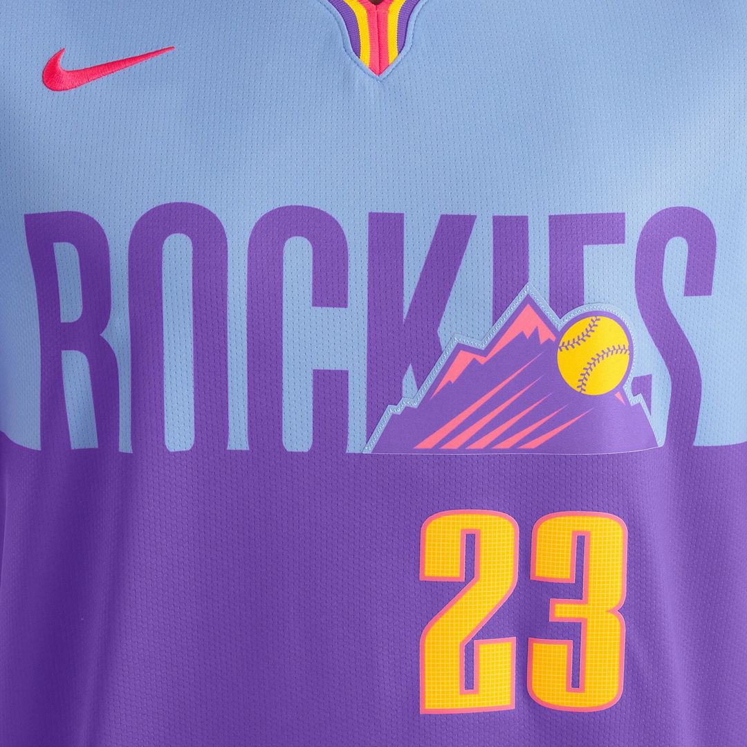 Colorado Rockies Kris Bryant Nike 2025 City Connect Limited Jersey - Purple/Light Blue