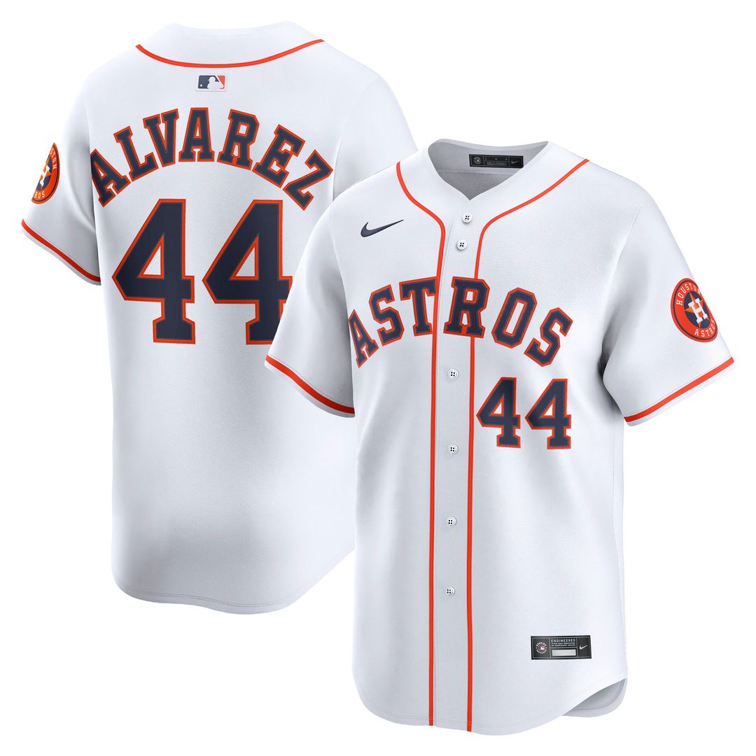 Houston Astros Yordan Alvarez Nike Home Limited Jersey - White