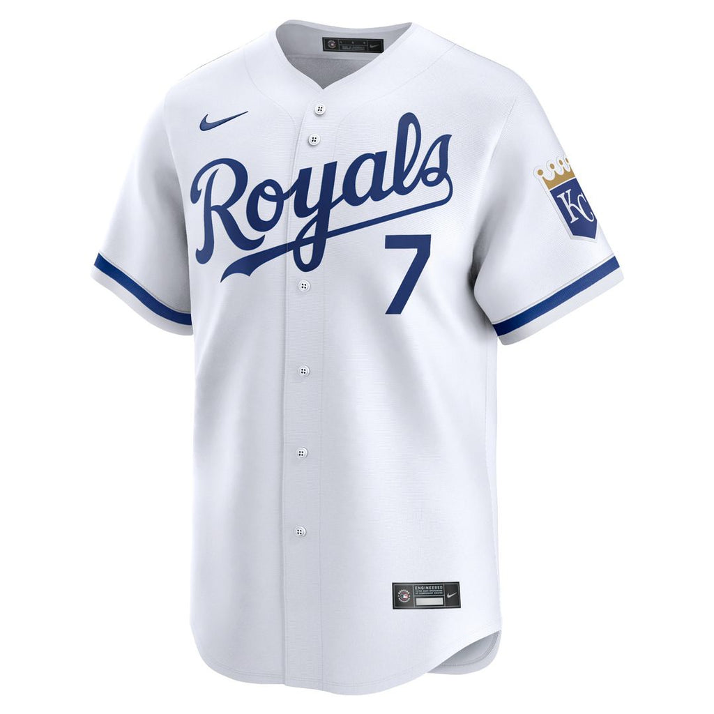 Kansas City Royals Bobby Witt Jr. Nike Home Limited Jersey - White