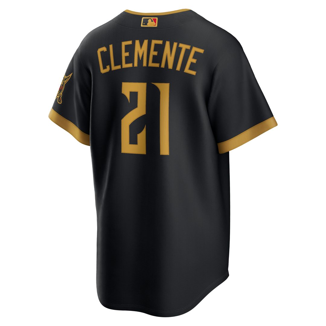 Pittsburgh Pirates Roberto Clemente Nike 2026 City Connect Stadium Jersey - Black
