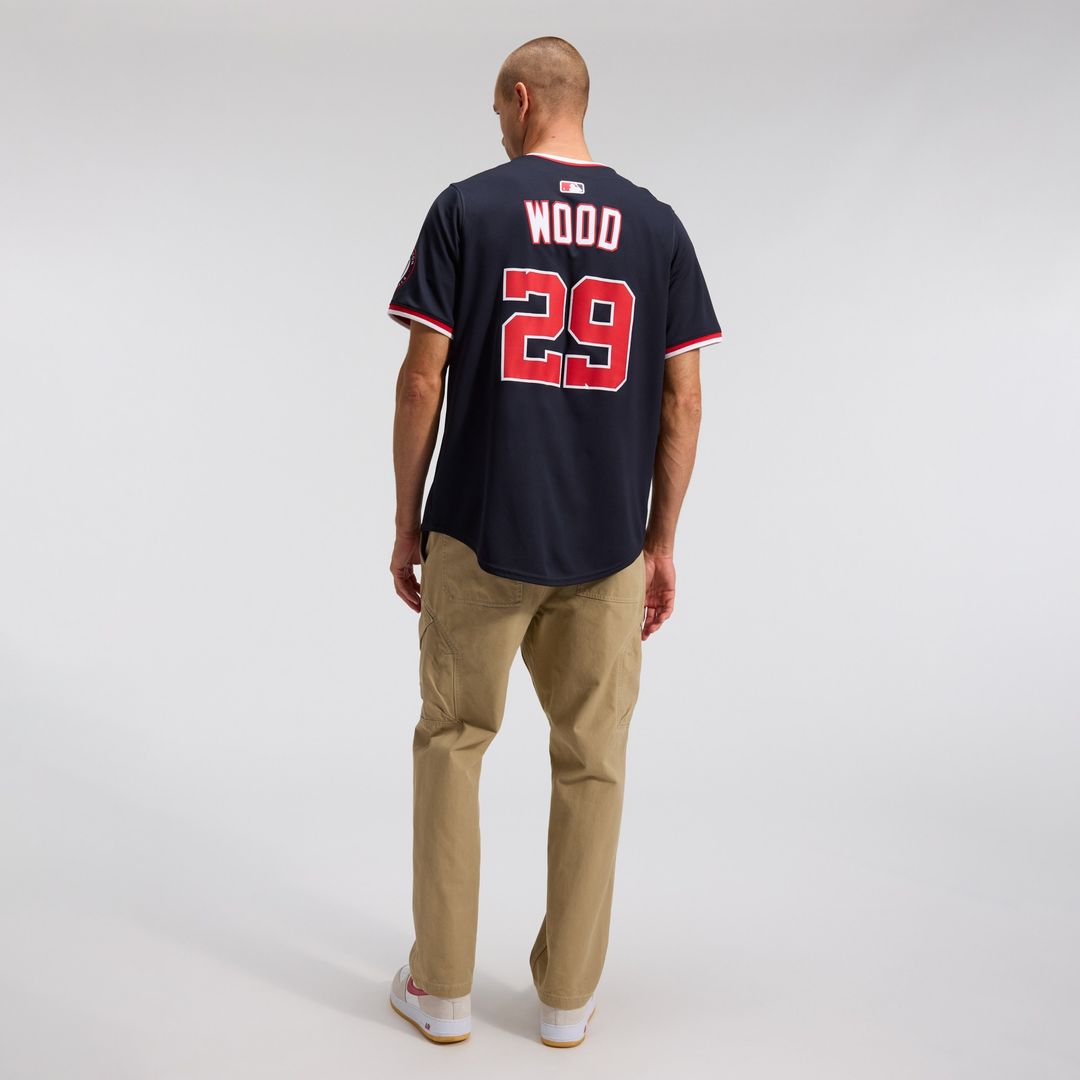 Washington Nationals James Wood Nike Alternate Limited Jersey - Navy