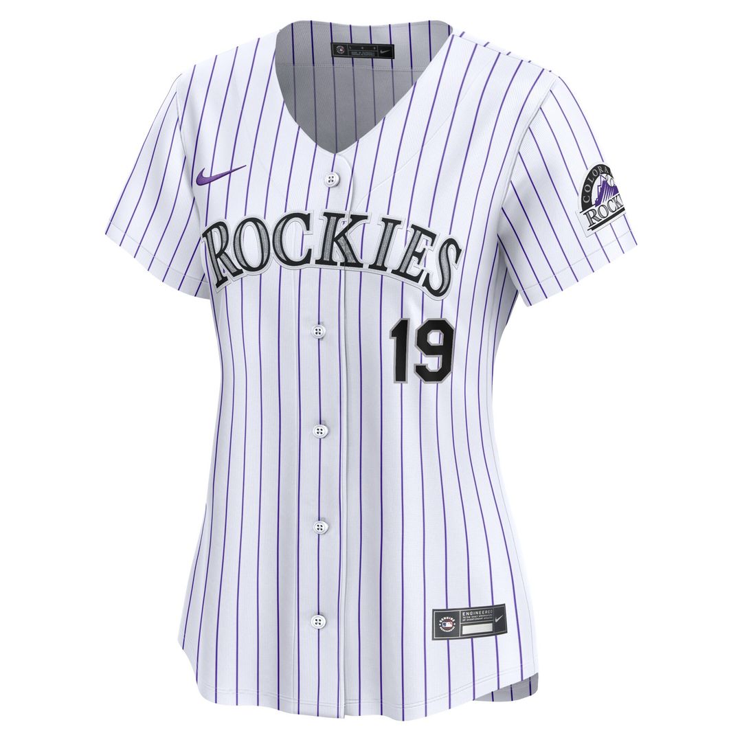 Colorado Rockies Charlie Blackmon Nike Women's Home Limited Jersey - White