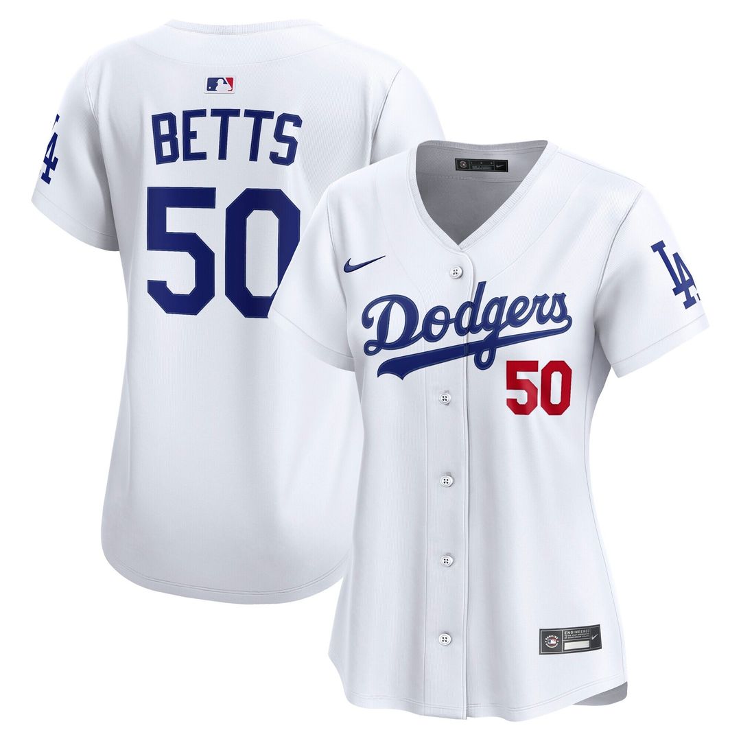 Los Angeles Dodgers Mookie Betts Nike Women's Alternate 2 Limited Jersey - Royal