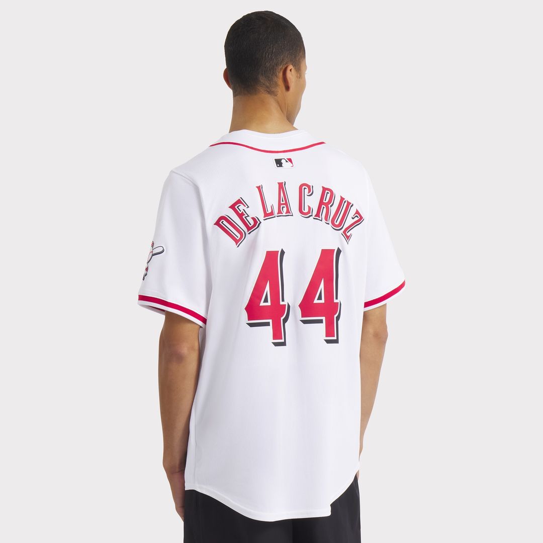 Cincinnati Reds Elly De La Cruz Nike Road Limited Jersey - Gray