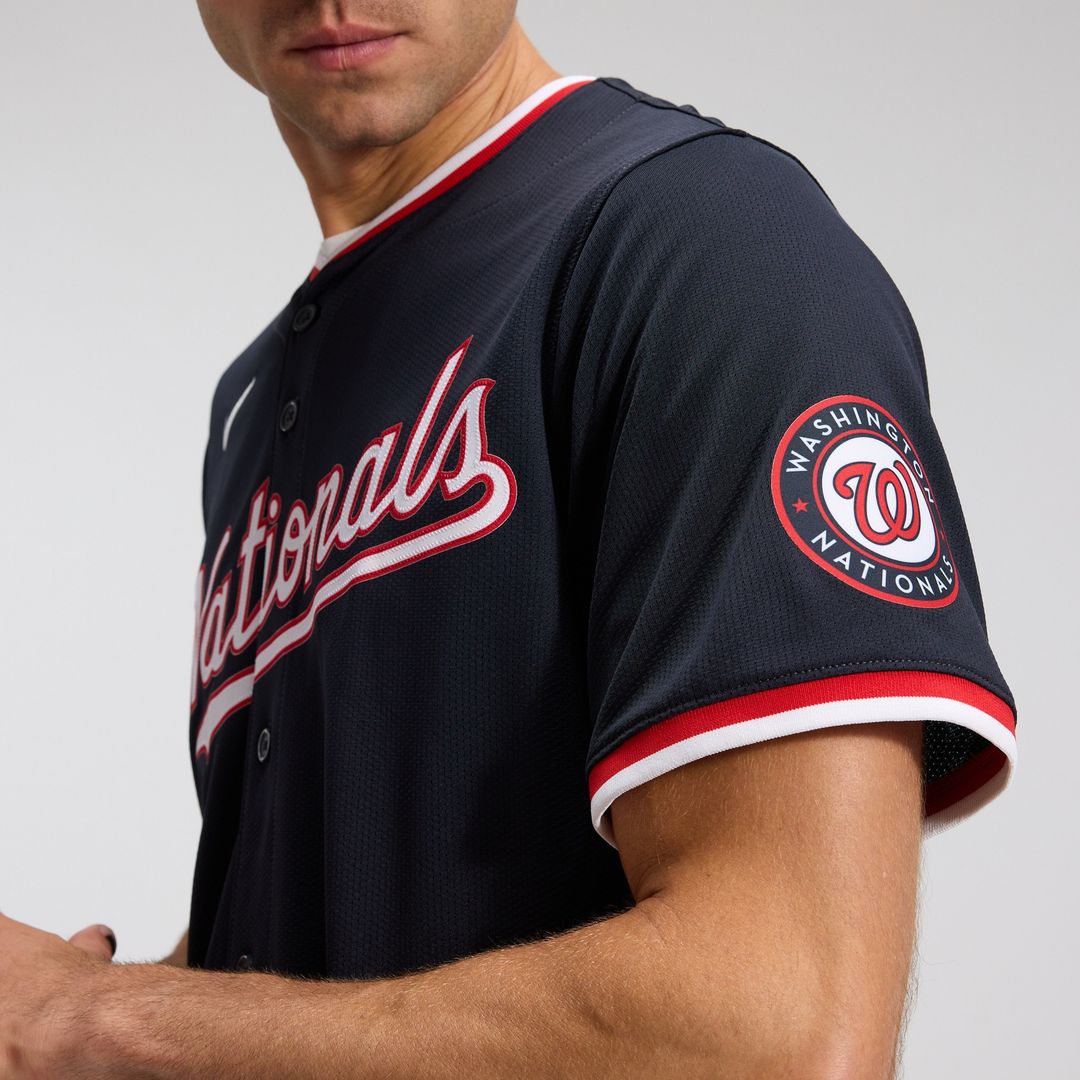 Washington Nationals James Wood Nike Alternate Limited Jersey - Navy