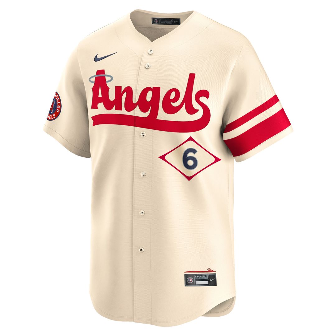 Los Angeles Angels Anthony Rendon Nike City Connect Limited Jersey - Cream