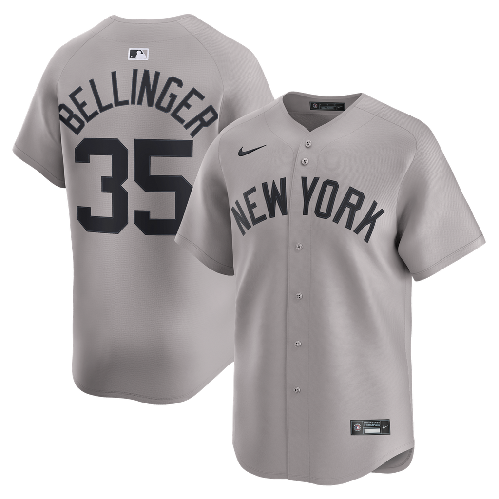 New York Yankees Cody Bellinger Nike Road Limited Jersey - Gray