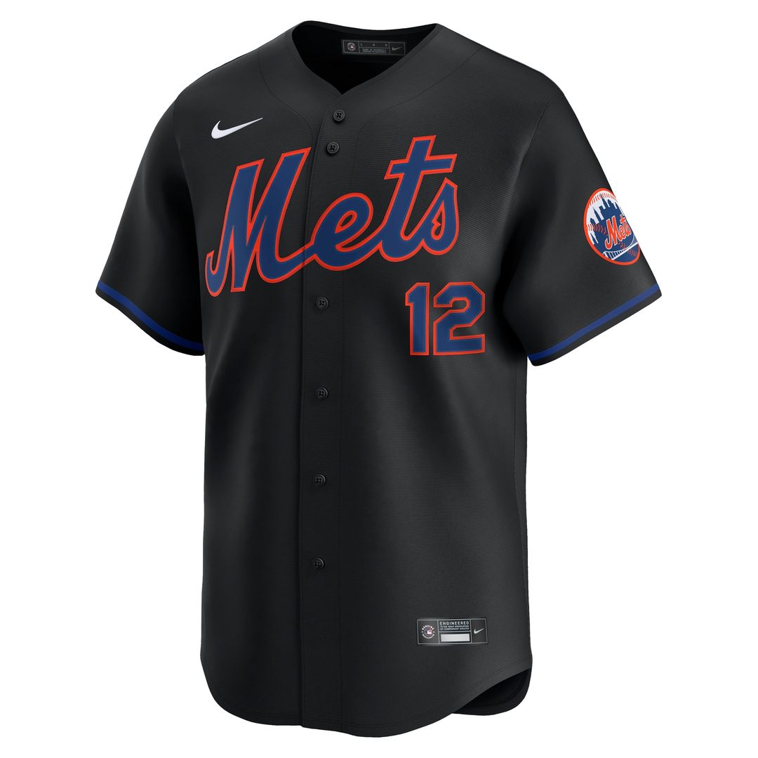 New York Mets Francisco Lindor Nike Road Limited Jersey - Gray
