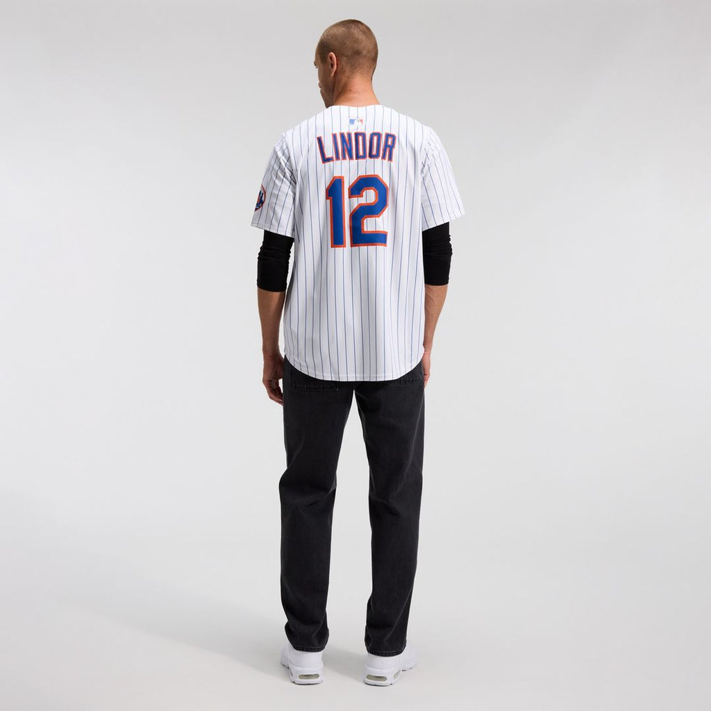 New York Mets Francisco Lindor Nike Road Limited Jersey - Gray