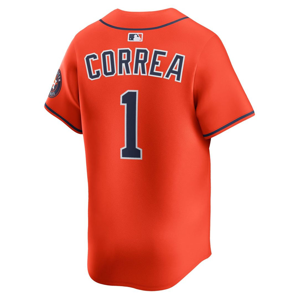 Houston Astros Carlos Correa Nike Home Limited Jersey - White